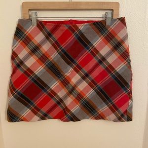 Trina Turk Plaid mini skirt